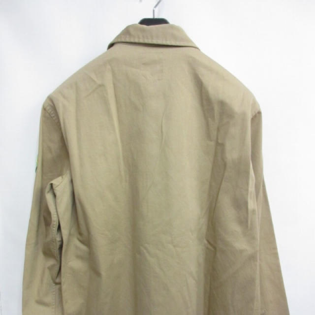 uniform experiment(ユニフォームエクスペリメント)のユニフォームエクスペリメント ミリタリーシャツ 長袖 カーキ ベージュ 2 メンズのジャケット/アウター(ミリタリージャケット)の商品写真