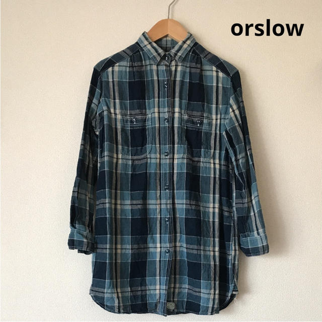 BEAMS BOY(ビームスボーイ)のつけめん様専用☻ orslow（オアスロウ）／シャンブレーチェックシャツ レディースのトップス(シャツ/ブラウス(長袖/七分))の商品写真