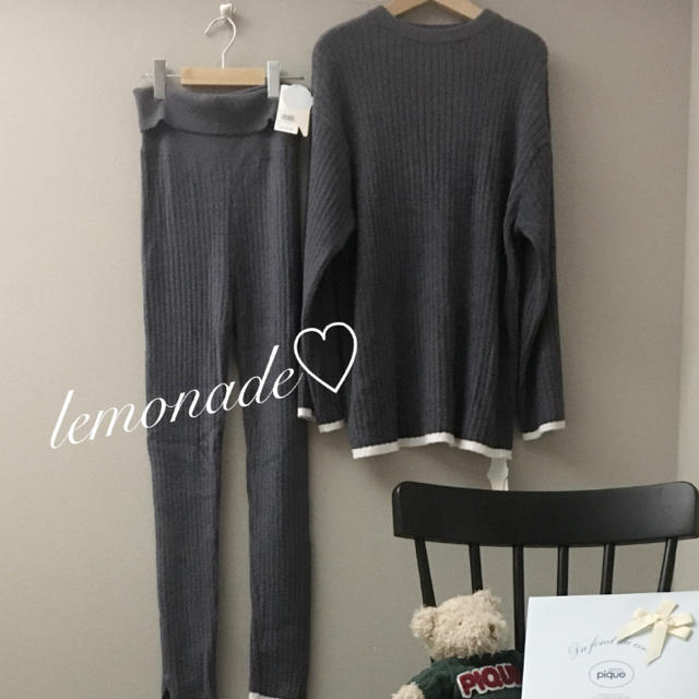 新品♡調温スムーズィーリブセット♡ネイビー