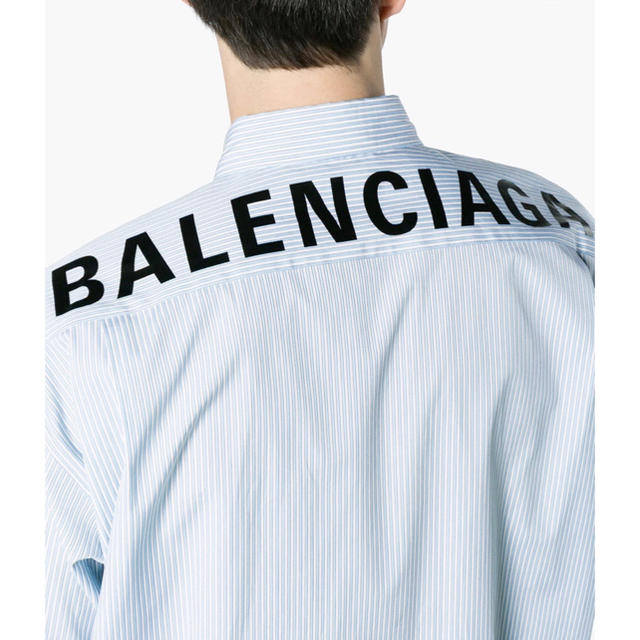 最終値下げ Balenciaga 新品・未使用 バックプリントシャツ
