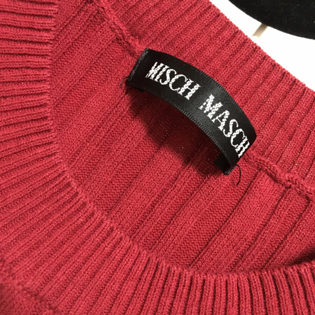 MISCH MASCH(ミッシュマッシュ)の値下げ♡MISCH MASCH♡ ミッシュマッシュ ボルドー ニット秋カラー Ｍ レディースのトップス(ニット/セーター)の商品写真