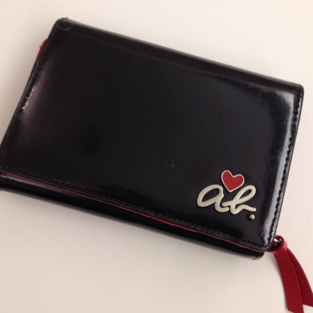 Agnes.b アニエスベー 二つ折り財布 フリックボタン ブランド オシャレ