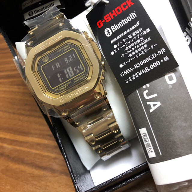 G-SHOCK(ジーショック)のCASIO 35周年記念 GMW-B5000GD-9JF 新品 完品  未使用品 メンズの時計(腕時計(デジタル))の商品写真