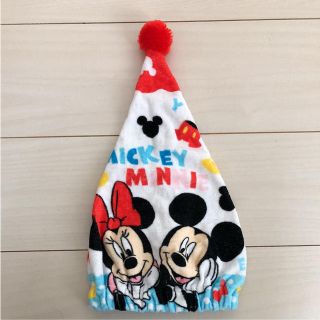 ディズニー(Disney)の【モチモチ様専用】ミッキー  ミニーちゃん タオルキャップ(キャラクターグッズ)