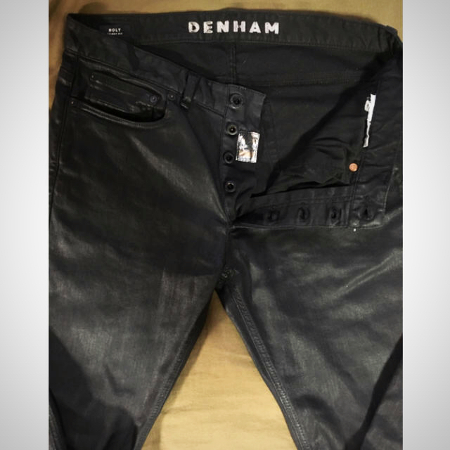 DENHAM - DENHAM×Art Comes First BOLT 黒スキニー ブラックの通販 by