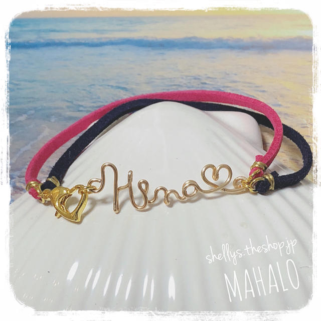 専用♡ name bracelet ⚓︎ ハンドメイドのアクセサリー(ブレスレット/バングル)の商品写真