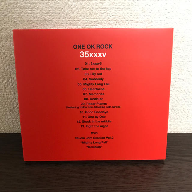 ONE OK ROCK(ワンオクロック)のONE OK ROCK 35xxxv 初回盤 エンタメ/ホビーのCD(ポップス/ロック(邦楽))の商品写真