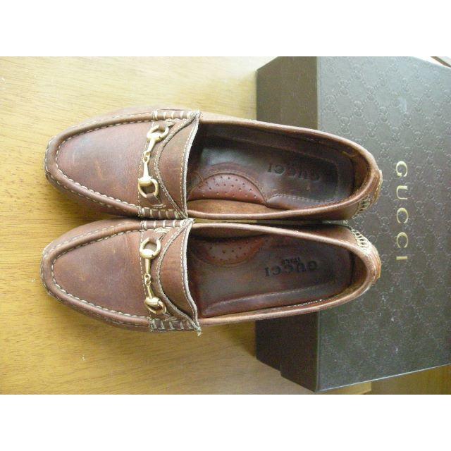 GUCCI - 【美品】GUCCI■ビットローファー ドライビングシューズ ブラウン レディース