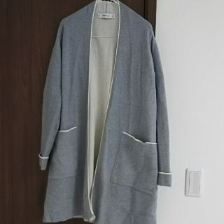 ザラ(ZARA)のZARA パイピングカーディガン(ニットコート)