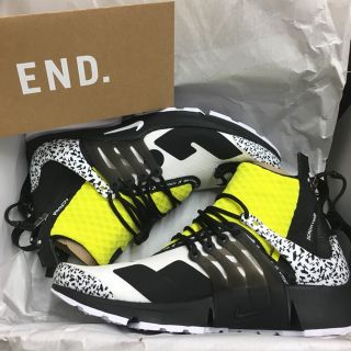 ナイキ(NIKE)のエアプレスト Mid utlity X アクロニウム yellow(スニーカー)