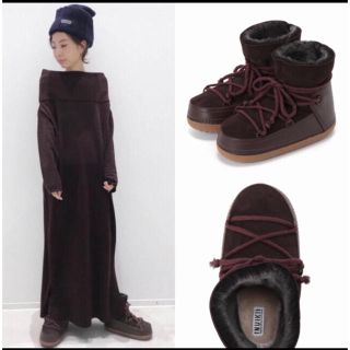 アパルトモンドゥーズィエムクラス(L'Appartement DEUXIEME CLASSE)のアパルトモン  INUIKII Mouton Boots☆(ブーツ)