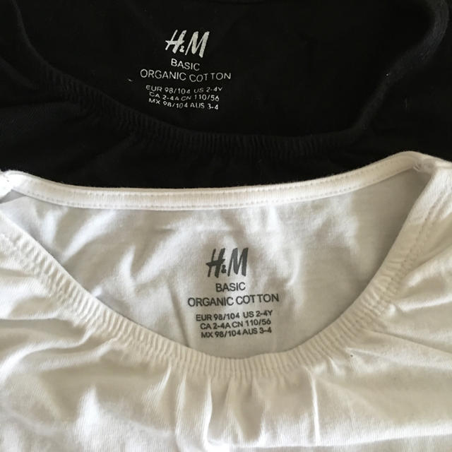 H&M(エイチアンドエム)の長袖Tセット キッズ/ベビー/マタニティのキッズ服女の子用(90cm~)(その他)の商品写真