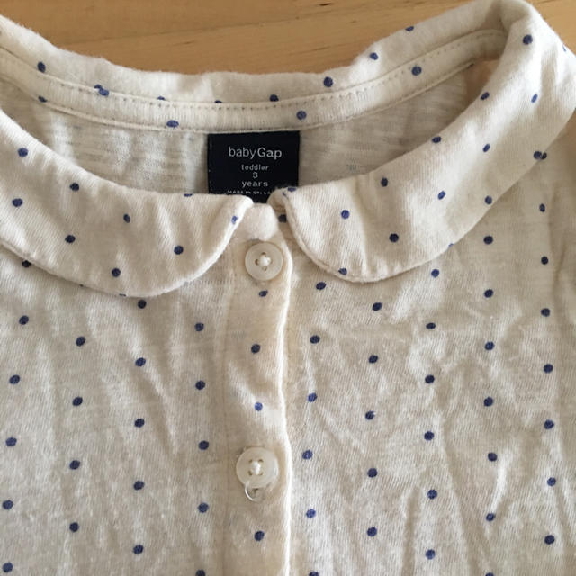 babyGAP(ベビーギャップ)のbabygap ドットワンピース キッズ/ベビー/マタニティのキッズ服女の子用(90cm~)(ワンピース)の商品写真