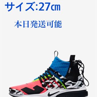 ナイキ(NIKE)のACRONYM × NIKE AIR PRESTO サイズ:27 本日発送可能(スニーカー)