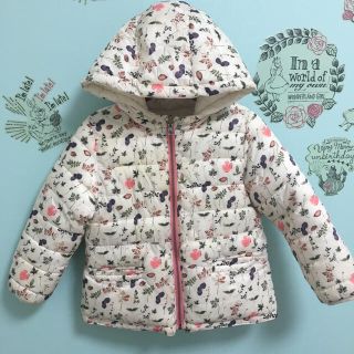 ザラキッズ(ZARA KIDS)のZARA kids リバーシブルダウンジャケット 104 (ジャケット/上着)