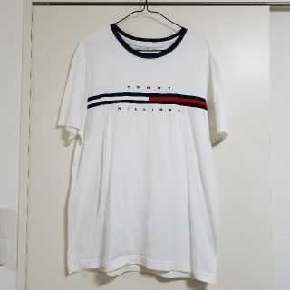 トミーヒルフィガー(TOMMY HILFIGER)のTOMMY HILFIGER　白Tシャツ(Tシャツ(半袖/袖なし))