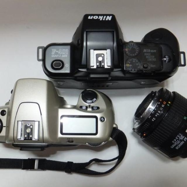 ★Nikon★F-401・F60ボディ2台＋ズ-ムレンズ/フイルムカメラ 3