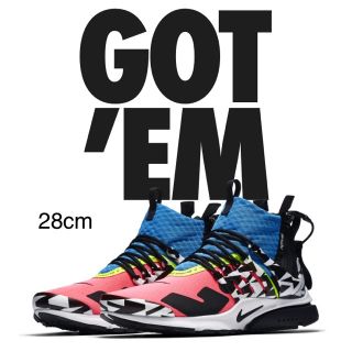 ナイキ(NIKE)のACRONYM × NIKE AIR PRESTO MID アクロニウム(スニーカー)