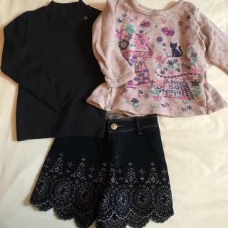 アナスイミニ(ANNA SUI mini)のアナスイミニ  90 100 3点セット (95くらいのサイズ感)(Tシャツ/カットソー)