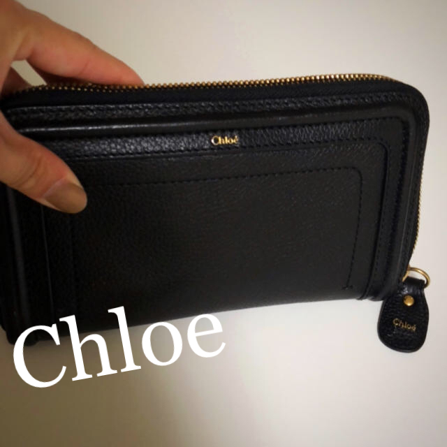 Chloe ラウンドファスナー長財布  質屋