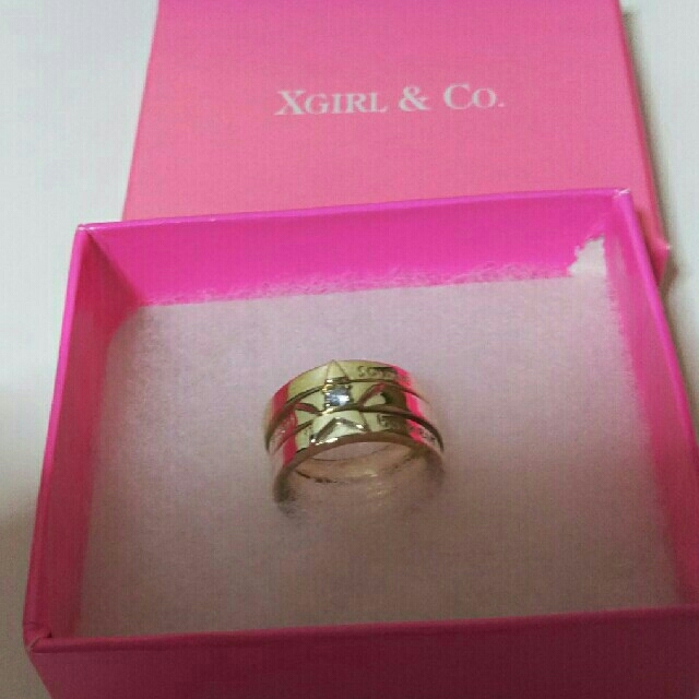 X-girl(エックスガール)のＸgirl 指輪 レディースのアクセサリー(リング(指輪))の商品写真