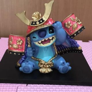 ディズニー(Disney)のディズニーリゾート スティッチ 五月人形 フィギュア 元箱有り(キャラクターグッズ)