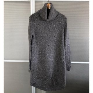 セオリー(theory)の冬物セール中様専用 美品 セオリー カシミヤ入り ニットワンピース グレー(ひざ丈ワンピース)