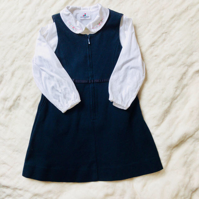 フォーマル 長袖シャツ 100 キッズ/ベビー/マタニティのキッズ服女の子用(90cm~)(Tシャツ/カットソー)の商品写真