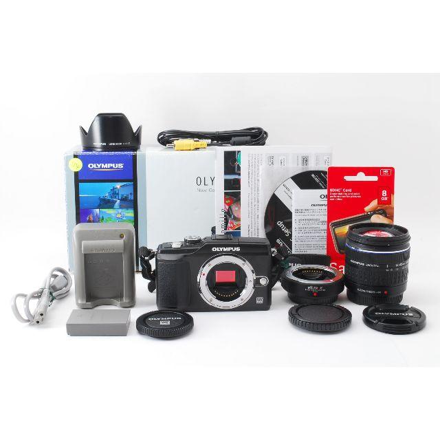 OLYMPUS - 付属品多数の安心価格！OLYMPUS E-PL2レンズセット！
