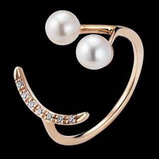 スタージュエリー(STAR JEWELRY)の【限定限定値下】スタージュエリー PEARL GIRL'S SMILE RING(リング(指輪))