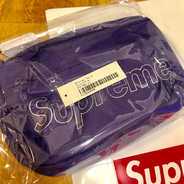 supreme 2018aw shoulder bag purple 国内正規品 1