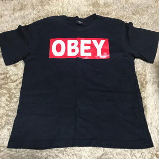オベイ(OBEY)のOBEY シャツ黒 Lサイズ(Tシャツ/カットソー(半袖/袖なし))