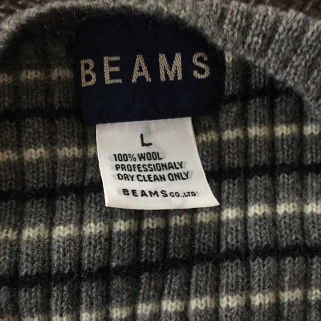 BEAMS(ビームス)のビームス  100%  ウールセーター メンズのトップス(ニット/セーター)の商品写真