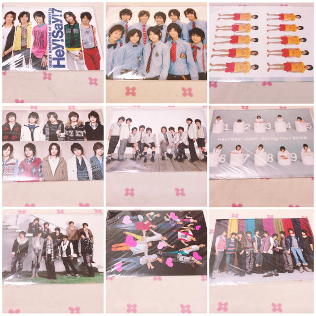 Hey! Say! JUMP(ヘイセイジャンプ)のHey!Say!JUMP♡クリアファイル エンタメ/ホビーのタレントグッズ(アイドルグッズ)の商品写真