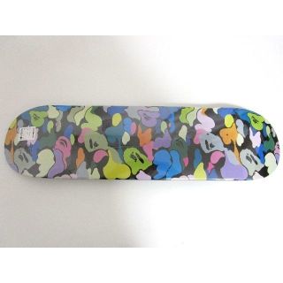 アベイシングエイプ(A BATHING APE)のA BATHING APE MULTI CAMO SKATEBOARD 黒(スケートボード)