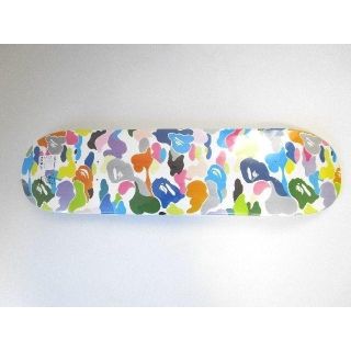 アベイシングエイプ(A BATHING APE)のA BATHING APE MULTI CAMO SKATEBOARD 白(スケートボード)