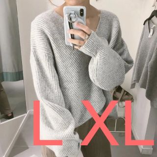 エイチアンドエム(H&M)の新品 ♡ h&m Vネックセーター リブニット(ニット/セーター)