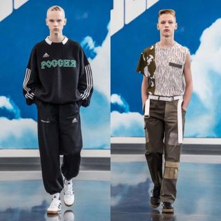 コムデギャルソン(COMME des GARCONS)のGosha Rubchinskiy Adidas スウェットパンツ ブラックXS(その他)