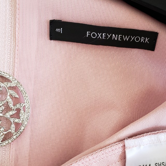 美品✽FOXEY フォクシー フィット&フレアワンピース 美品✽FOXEY フォクシー フィット&フレアワンピース