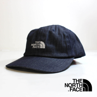 ザノースフェイス(THE NORTH FACE)のノースフェイス キャップ 1966 刺繍 帽子 デニム 紺 新品 180623(キャップ)