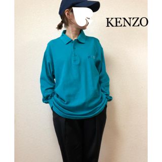 ケンゾー(KENZO)のケンゾー  ポロ  シャツメンズ vintageグラデーションロゴシャツ(ポロシャツ)