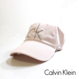 カルバンクライン(Calvin Klein)のカルバンクライン キャップ ck 刺繍 帽子 ピンク 新品 171216(キャップ)