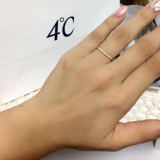 4°C♡ハーフエタニティリング