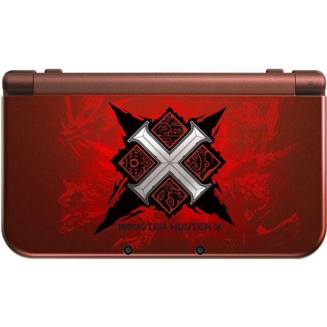 3DS LL 本体 モンスターハンタークロス版 ソフト付き