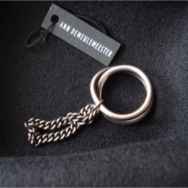 ANN DEMEULEMEESTER/CROSSRING-CHAINーXL ANN DEMEULEMEESTER/CROSSRING-CHAINーXL