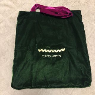 メリージェニー(merry jenny)のmerry jenny ベロアバッグ(トートバッグ)