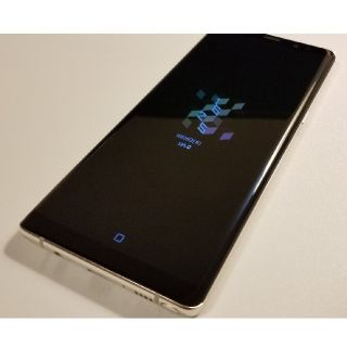 サムスン(SAMSUNG)のGalaxy Note8 au simフリー GOLD  再出品 値下げ！(スマートフォン本体)