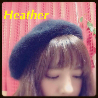 ヘザー(heather)のHeather ファーベレー帽(ハンチング/ベレー帽)