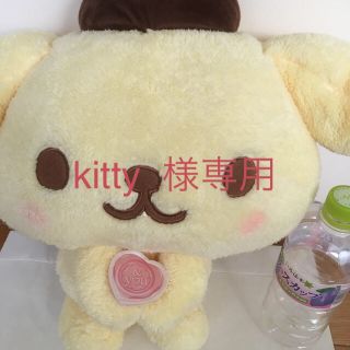 ポムポムプリン(ポムポムプリン)のポムポムプリン  ぬいぐるみ  美品(ぬいぐるみ)