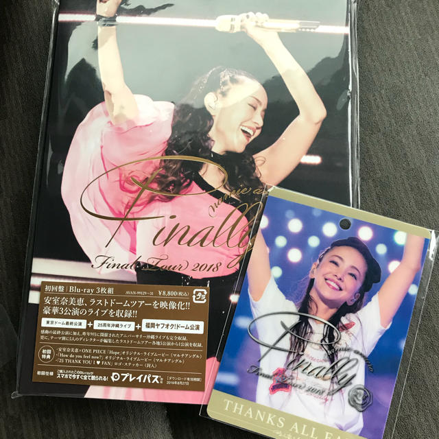 新品未開封 安室奈美恵 ラストライブ ヤフオクドーム ブルーレイ プレイパス付き